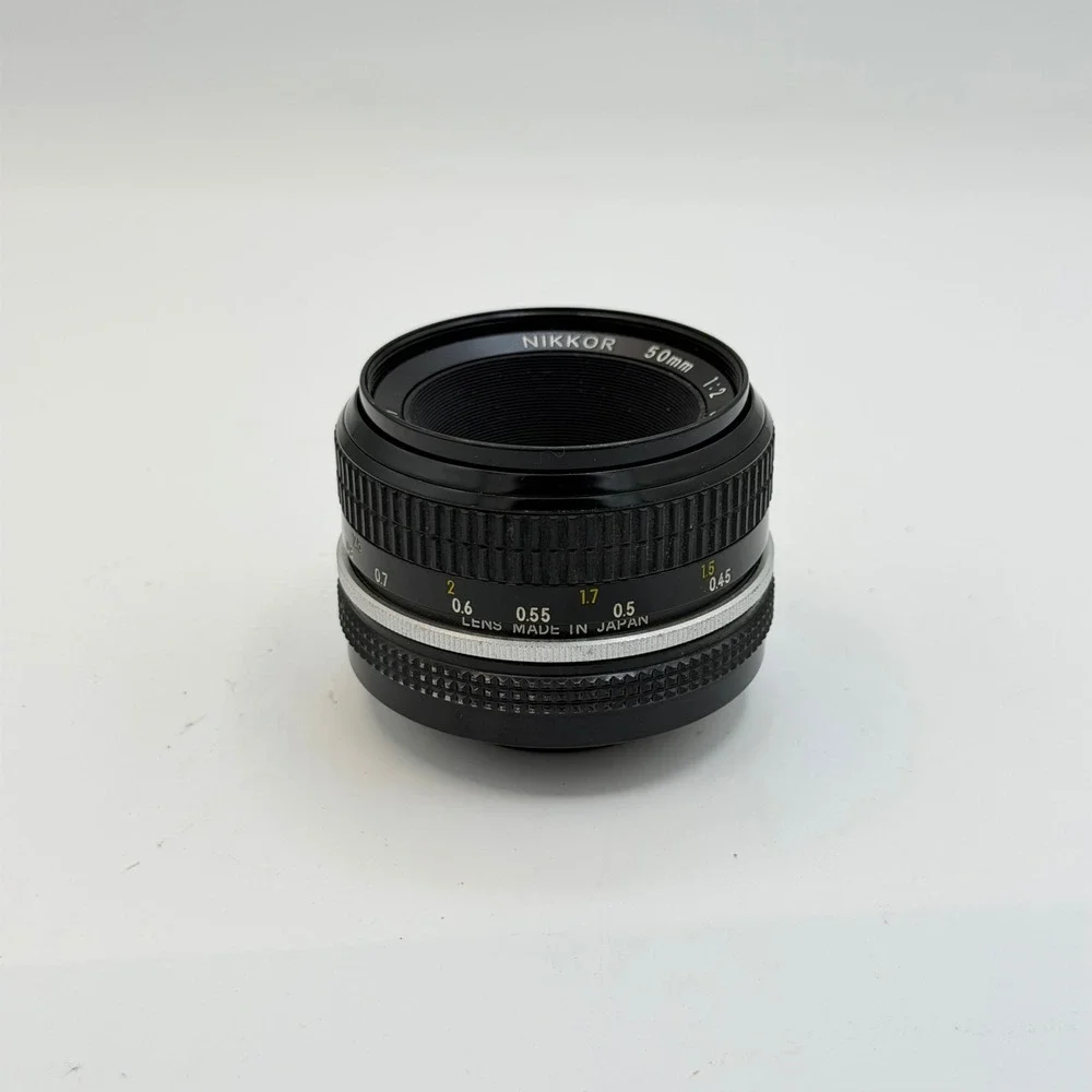 Nikon Nikkor 50mm 1:2 Manual Focus Lens F-Mount Vintage Japan 3236878 FUNGUS